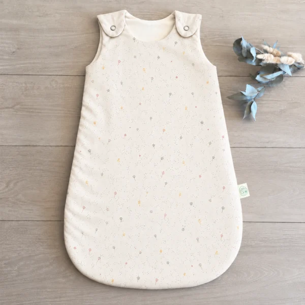 Gigoteuse-simple-tog-2_5-imprimé-Mini-Dandelion-en-coton-bio-Pitigaïa Gigoteuse simple tog 2,5 imprimé mini-dandelion en coton bio Pitigaïa